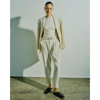 COPENHAGEN MUSE - Damen Pants mit schmalem Bein - Jet Stream