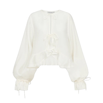 COPENHAGEN MUSE - Damen Bluse - CMMOLLY-Shirt - Jet Stream