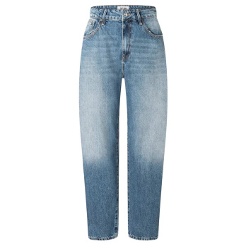 THE.NIM - Damen Jeans - Courtney Woman Jeans High Rise Baloon Fit - 3/1 Rigid Blue Denim