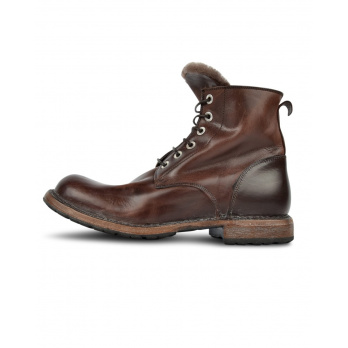 MOMA - Herren Stiefelette - Cerato Fodera Montone Ebano