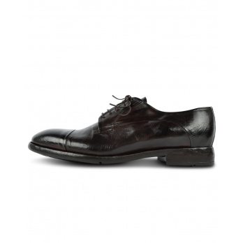 LEMARGO - Herren Derby Schuh aus feinem Leder Ranch Ebano - Fondo Acruz