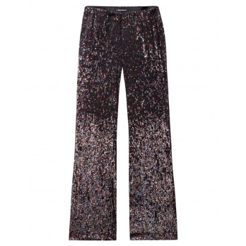 LUISA CERANO - Damen Bootcut-Pants mit Pailetten - Multi 