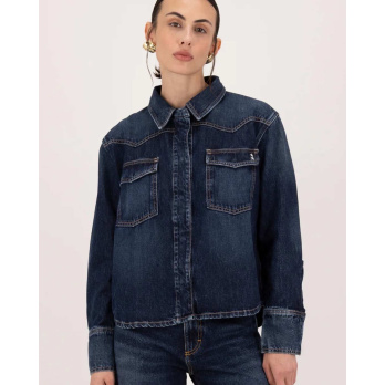ICON DENIM - Damen Shirt - Woman Shirt - Deep Blue