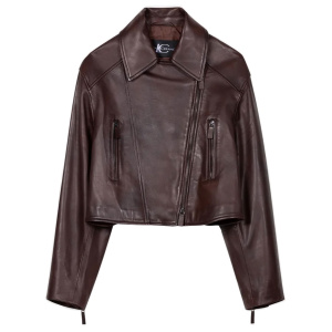 LUISA CERANO Damen Lammnappa - Lederjacke - The Soft Vintage Leather