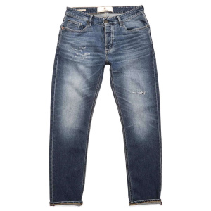 BLUE DE GENES - Herren Jeans - Vinci Striker Jeans - Dark Distress