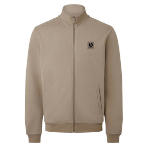BELSTAFF - Herren Sweatjacke Jacke - BELSTAFF Full Zip Sweatshirt - Dark Sand