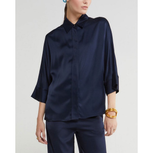 OTTOD'AME - Damen Shirt aus reiner Viskose - Blu