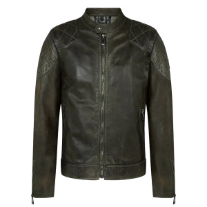 BELSTAFF - Herren Lederjacke - Legacy Outlaw Jacket - Dark Belstaff Olive