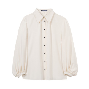 LUISA CERANO - Damen Hemdbluse aus Seiden-Mix - Cream 