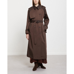 OTTODAME Damen Trench Coat - Double-breasted Trench Coat With Peplum